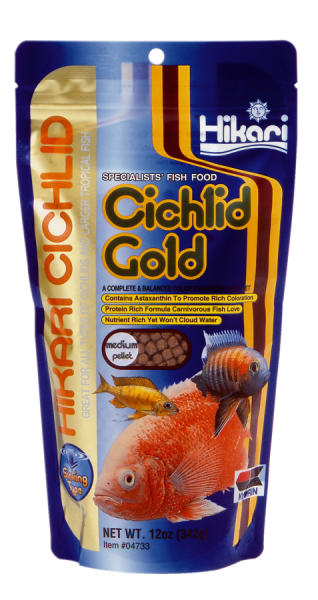 Hikari Cichlid Gold Medium 342g sinkend